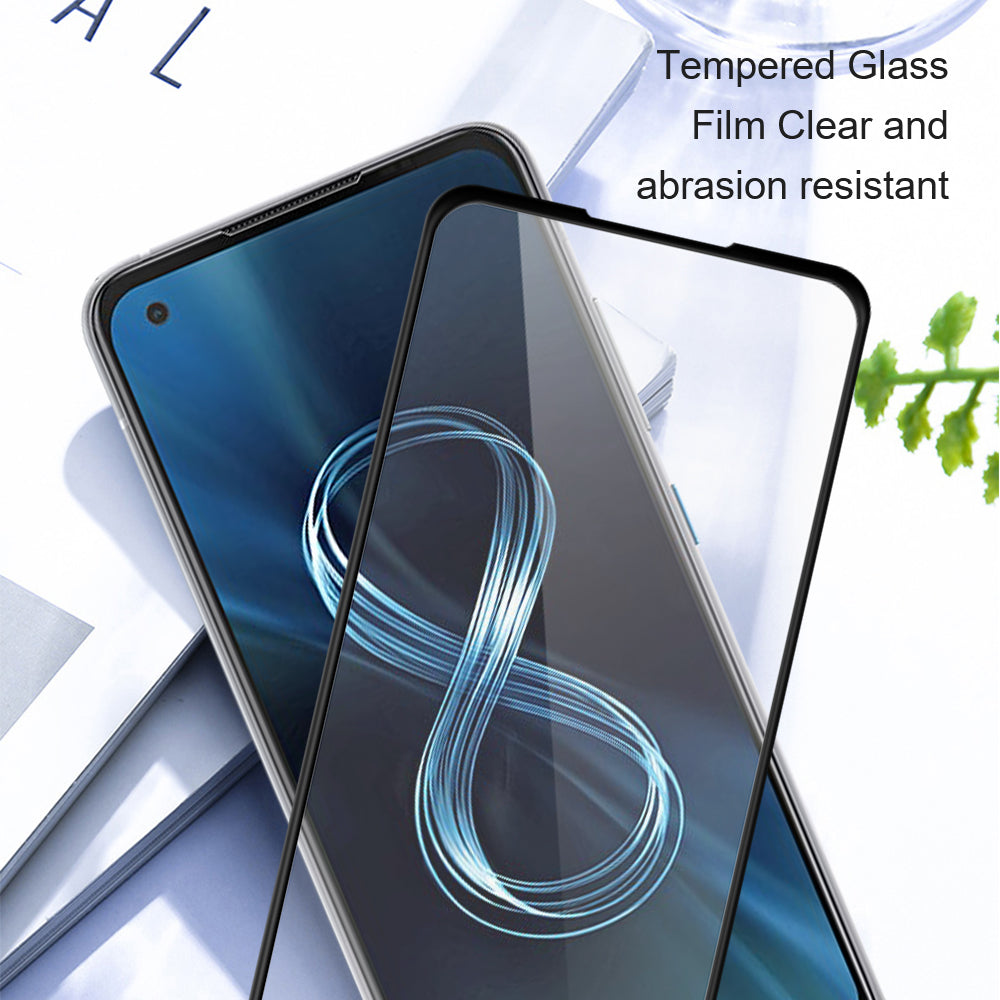AMORUS 2Pcs For Asus ROG Phone 8 Pro 5G / Phone 8 5G Screen Protector Silk Printing 9H Film AMORUS 2Pcs For Asus ROG Phone 8 Pro 5G / Phone 8 5G Screen Protector Silk Printing 9H Film